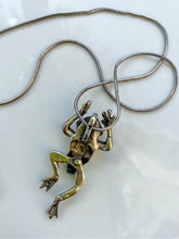 Load image into Gallery viewer, Sterling Silver 925 Frog Necklace